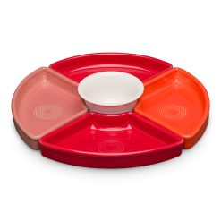 Fiesta China Sunset Horizon 5-Piece Mixed Colors Entertaining Set 8 1/5 Inch