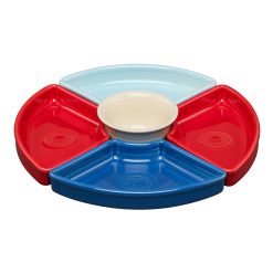 Fiesta China Americana 5-Piece Mixed Colors Entertaining Set 8 1/5 Inch