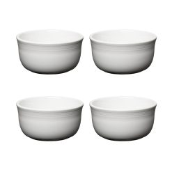 Fiesta China White Set of 4 All-Purpose 6-Inch 28OZ Gusto Bowls