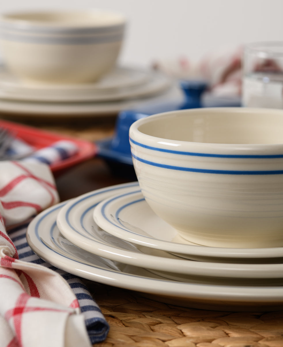 Fiesta China Americana Lapis Band Classic Bistro 3-Piece Place Setting, Service For 1 - Image 2