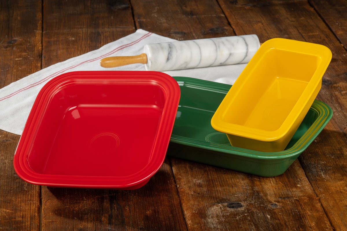 Fiesta China Fiesta Linen 10 3/4 Inch x 5 3/4 Inch Loaf Pan Baker 1.4 Quarts - Image 3