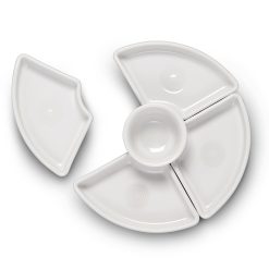 Alternative view of Fiesta China White 5-Piece Entertaining Set 8 1/5 Inch