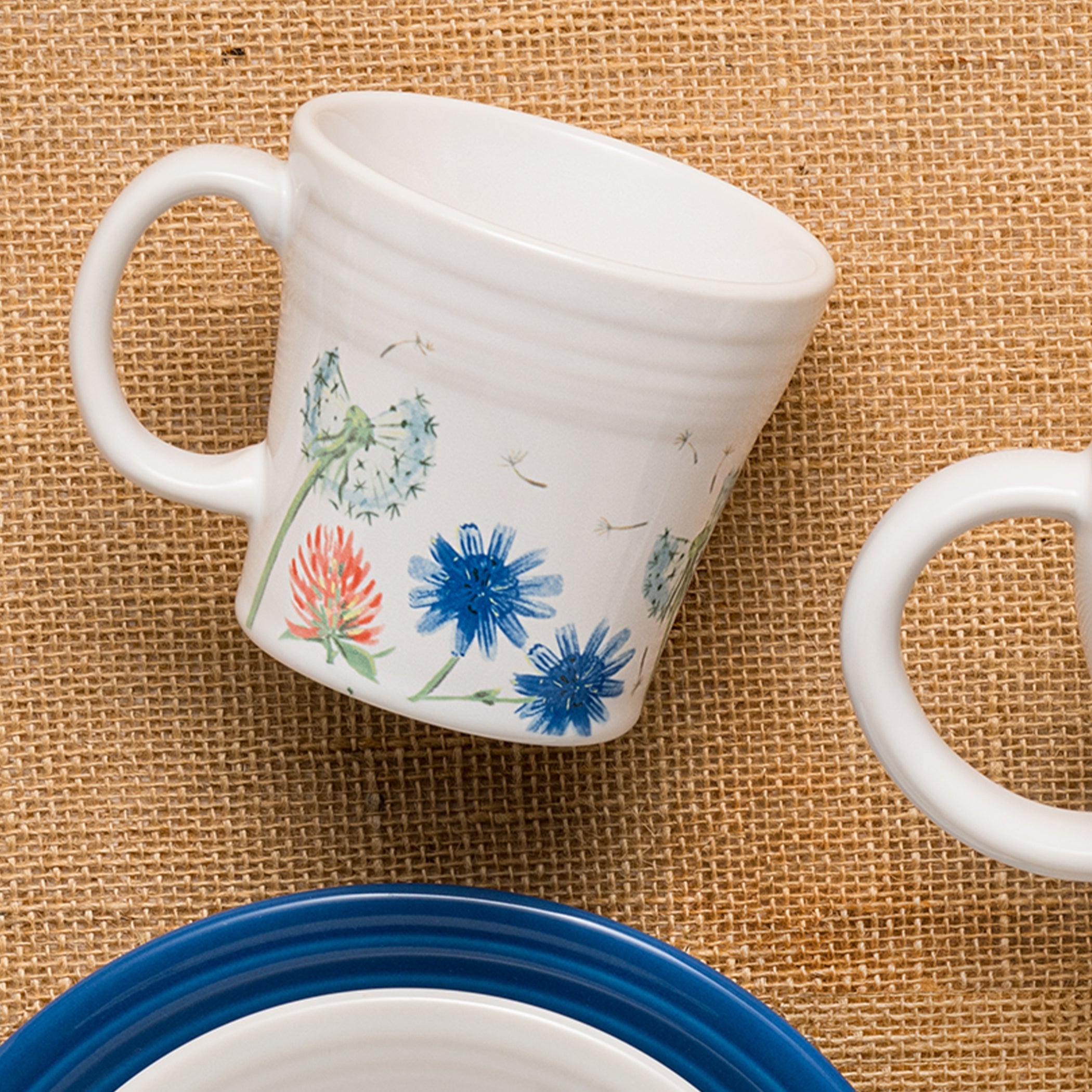 Fiesta China Breezy Floral 15 OZ Tapered Mug - Image 2