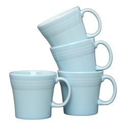 Fiesta China Sky 15 OZ Set of 4 Tapered Mugs