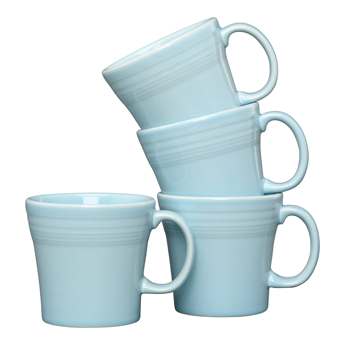Fiesta China Sky 15 OZ Set of 4 Tapered Mugs