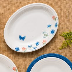 Alternative view of Fiesta China Breezy Floral 11 5/8 Inch Medium Oval Serving Platter