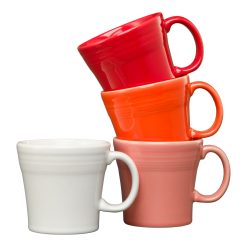 Fiesta China Mixed Sunset Horizon 15 OZ Set of 4 Mixed Tapered Mug Set