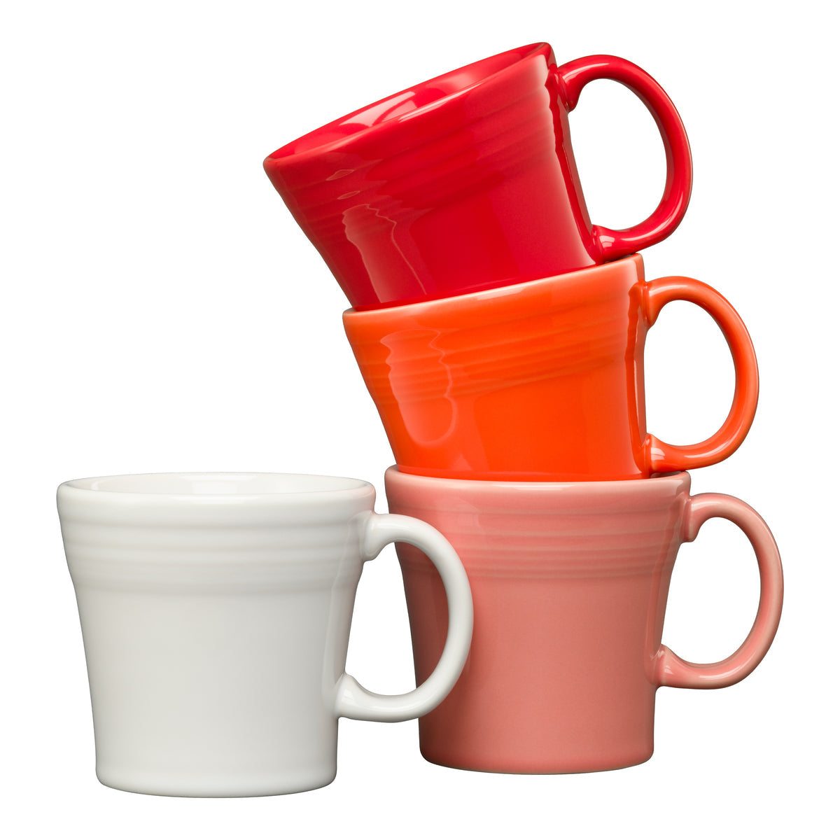 Fiesta China Mixed Sunset Horizon 15 OZ Set of 4 Mixed Tapered Mug Set