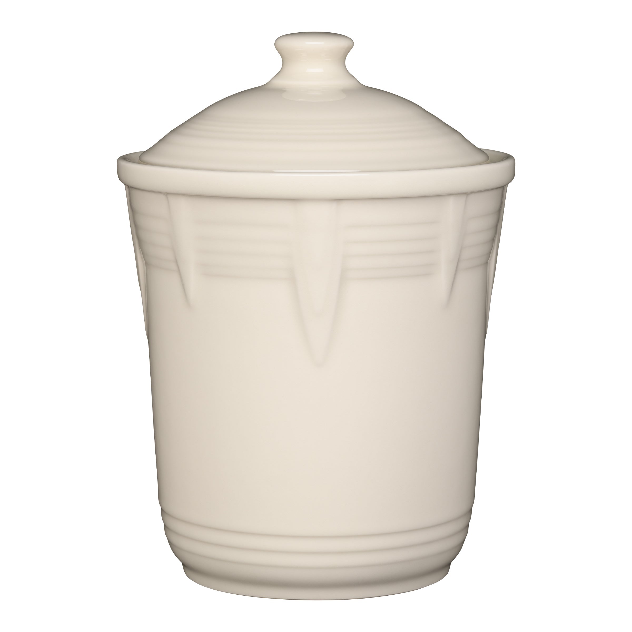 Fiesta China New Retired Linen Fiesta 2 Quart Medium Chevron Canister