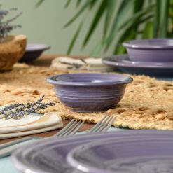 Alternative view of Fiesta China Lavender 5 Inch Fruit/Salsa Bowl 9 OZ