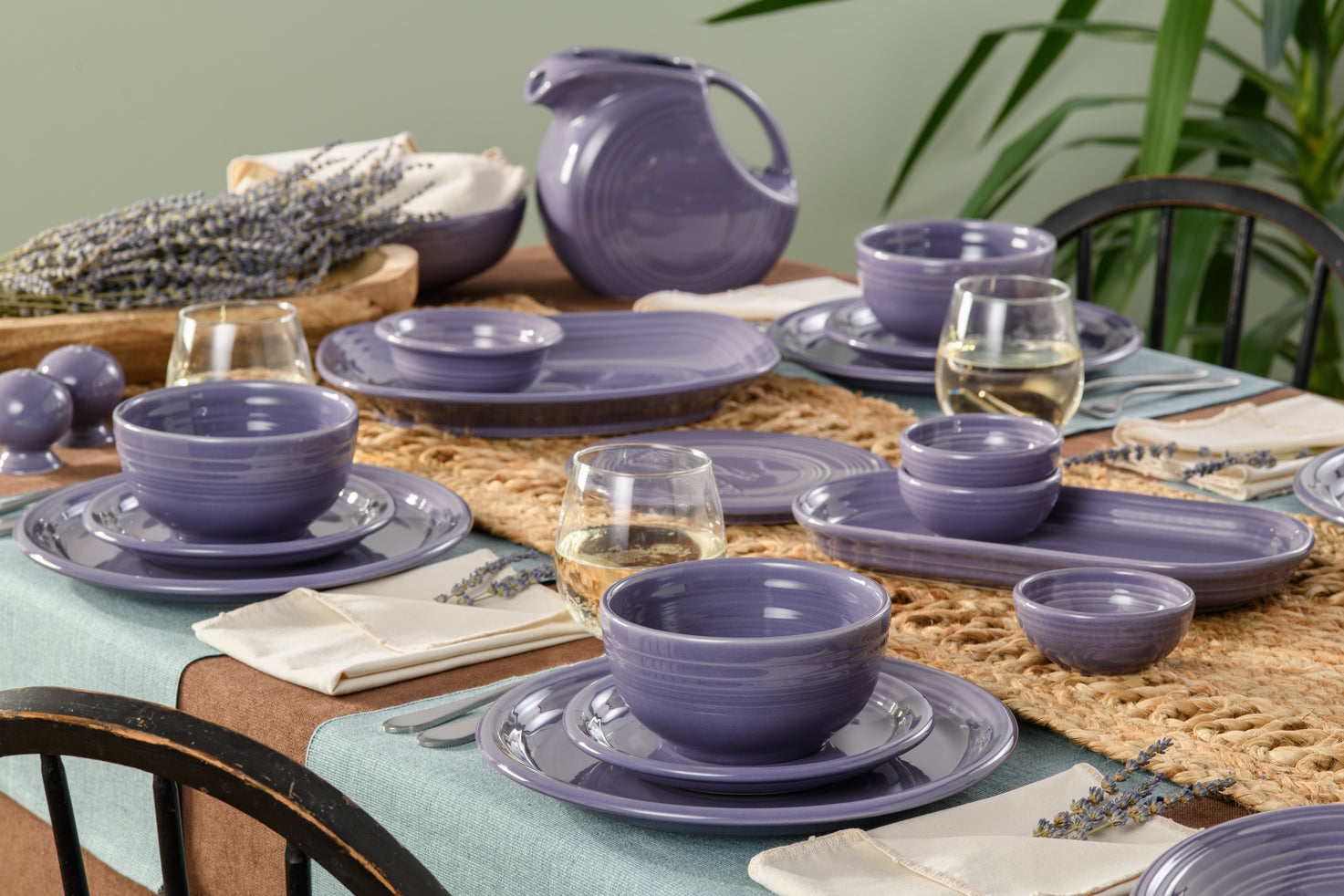 Fiesta China Lavender Bistro Coupe 3-Piece Place Setting, Service for 1 - Image 3