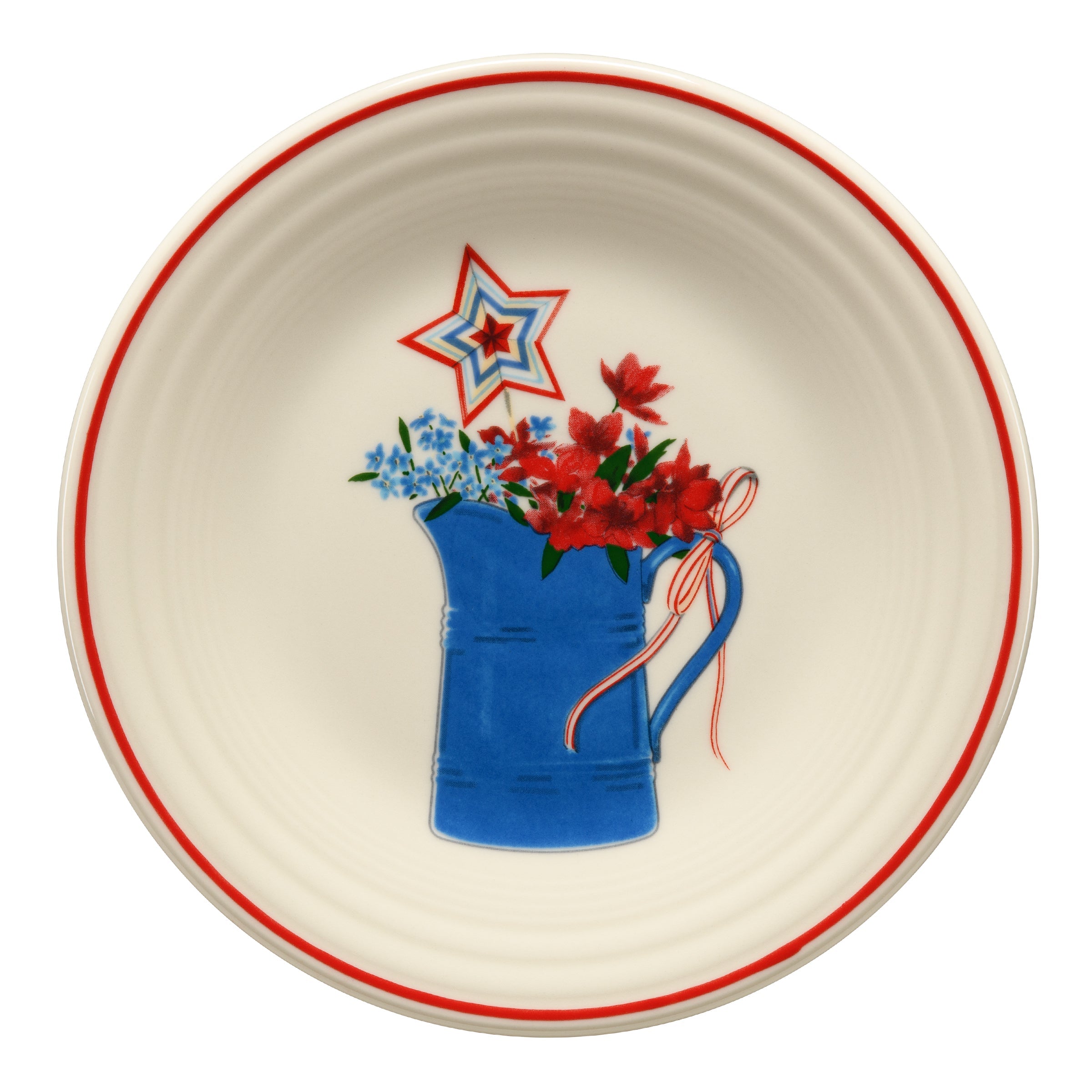 Fiesta China Americana Farmhouse Pitcher Classic Rim 9 Inch Luncheon Plate