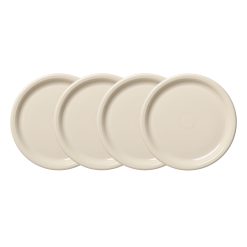 Fiesta China Linen Set of 4 Bistro Coupe 10 1/2 Inch Dinner Plate