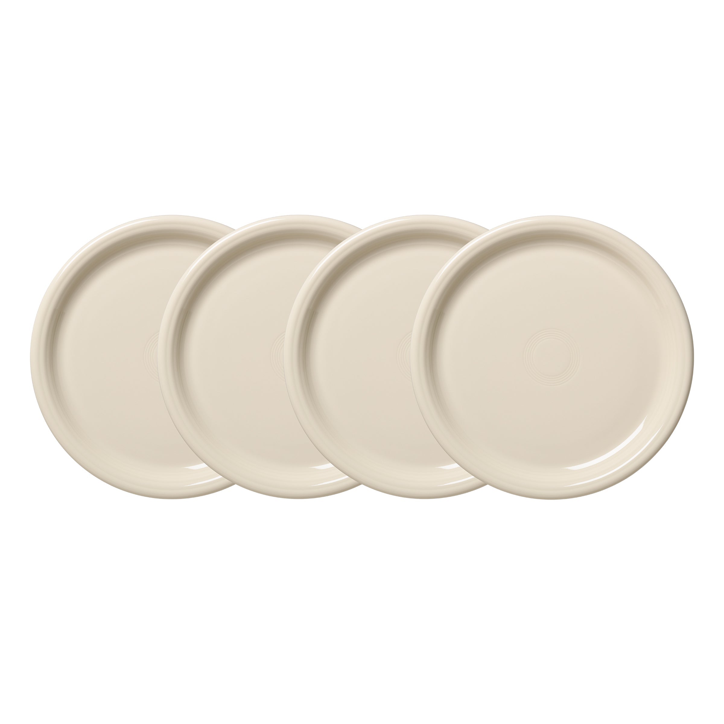 Fiesta China Linen Set of 4 Bistro Coupe 10 1/2 Inch Dinner Plate