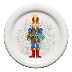 Fiesta China Retired Nutcracker The Giver 4 3/8 Inch Coaster and Mug Cover
