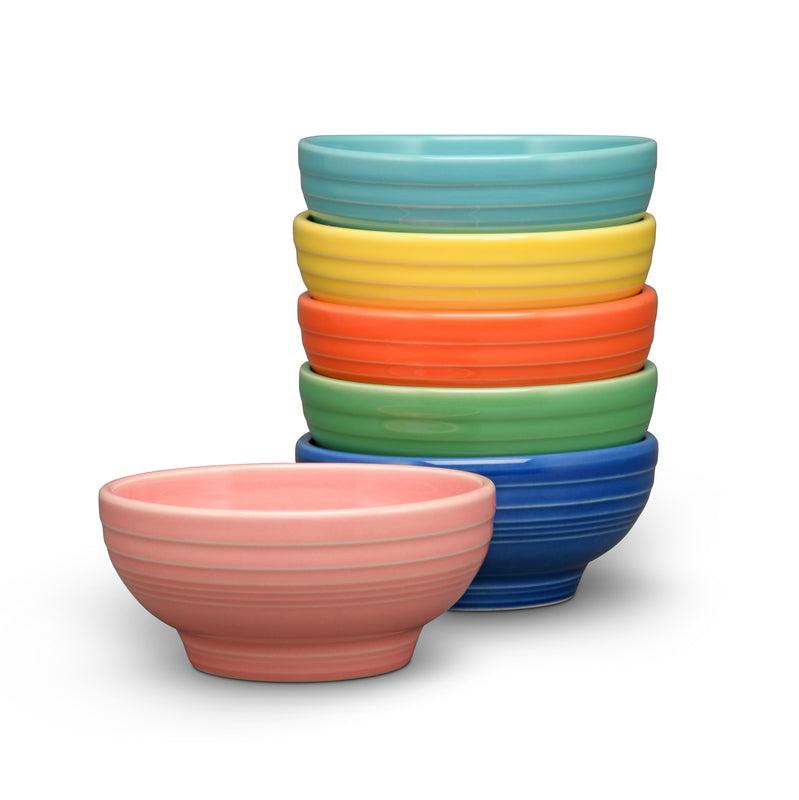 Fiesta China New Retired Small 5 1/8 Inch Footed Bowl 14 OZ - Image 7