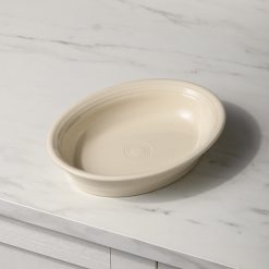 Alternative view of Fiesta China New Retired Linen Oval Baker 10 1/4 Inch 40 OZ