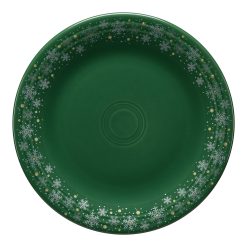 Fiesta China Jade Snowflake Classic Rim 10 1/2 Inch Dinner Plate
