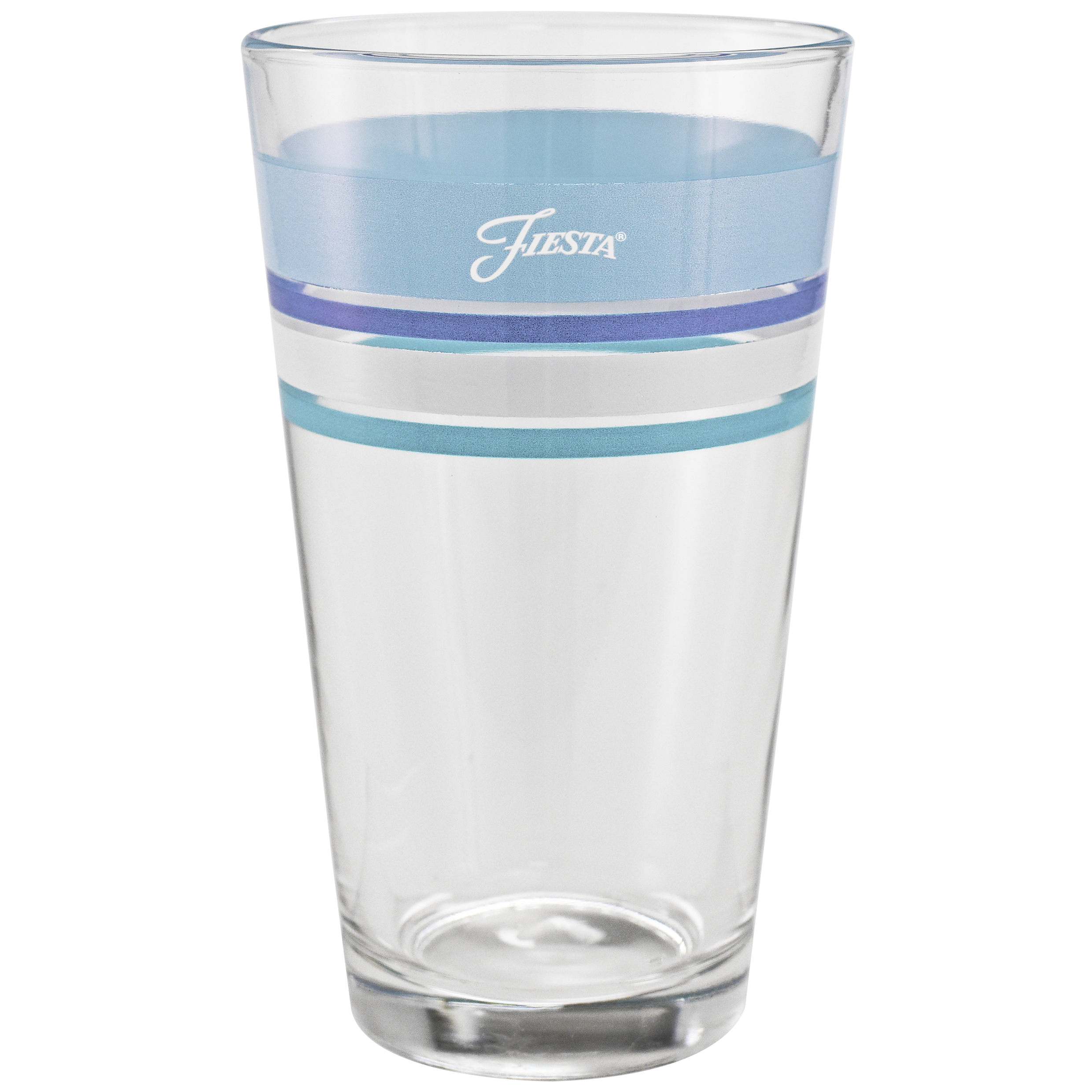 Fiesta China 16 oz. Fiesta® Edgeline Coastal Blue Cooler Glass - Set of 4 - Image 2